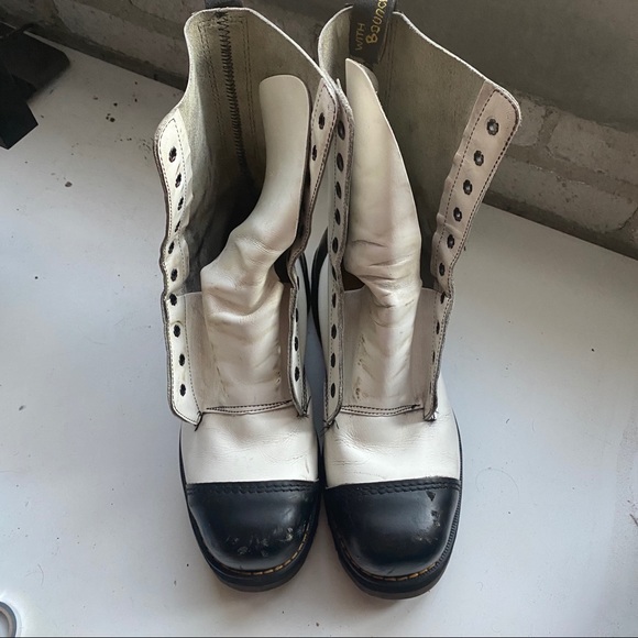 Vintage 90’s Steel Toe Dr Martens Platform Boot - Picture 12 of 16